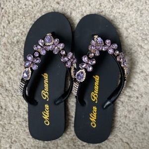 Crystals with Rhinestones Jewelry Sandals